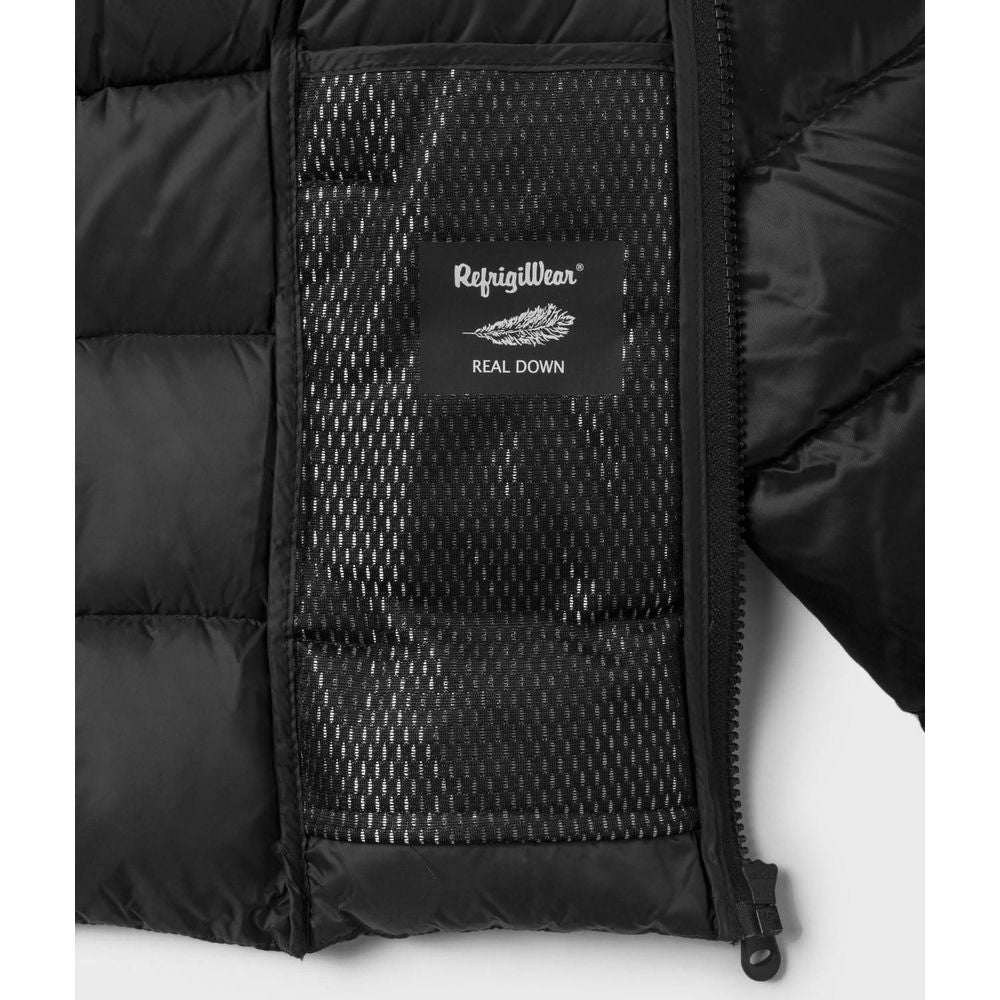Refrigiwear Schwarze Nylonjacke für Damen