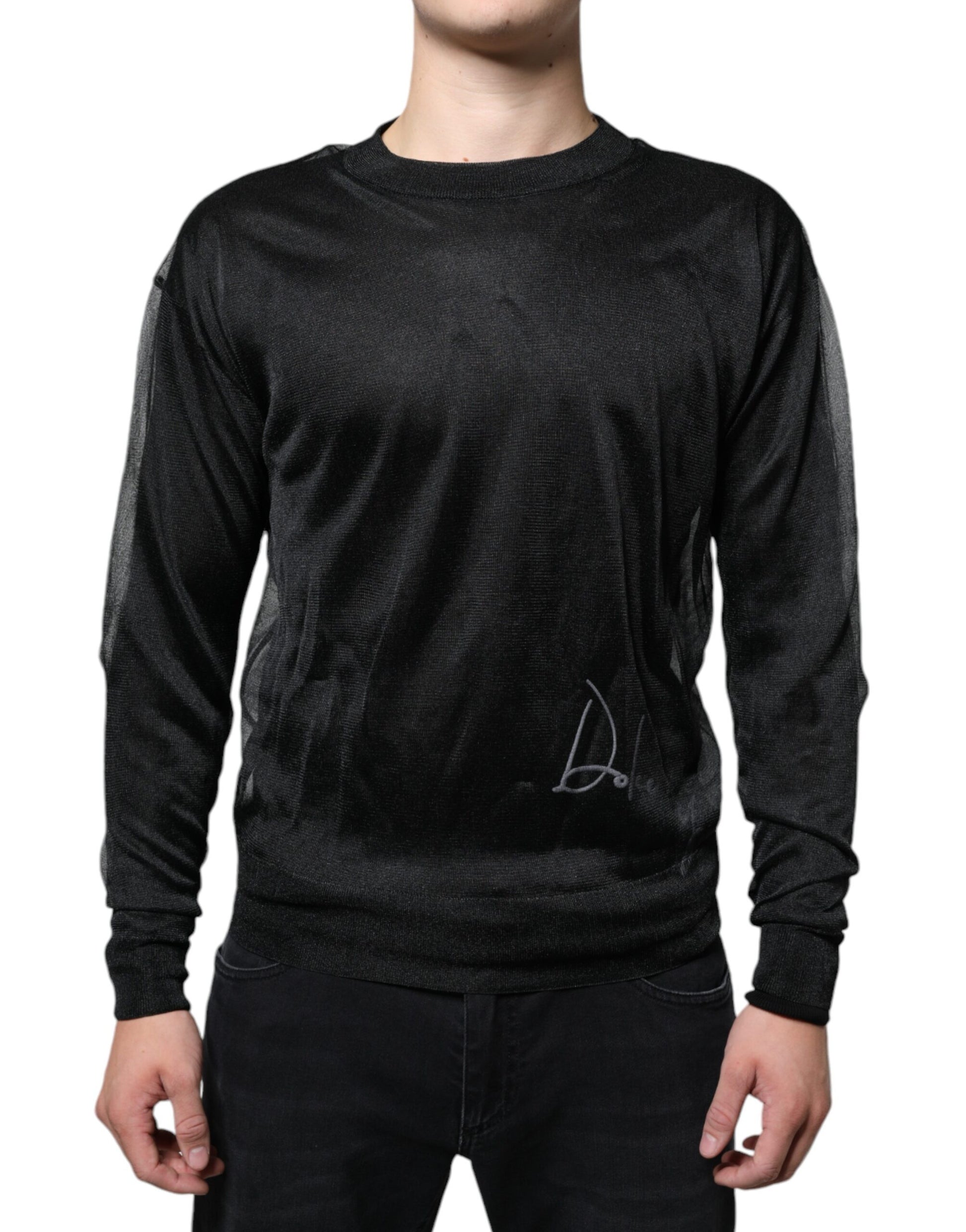 Pull Dolce & Gabbana en polyester noir