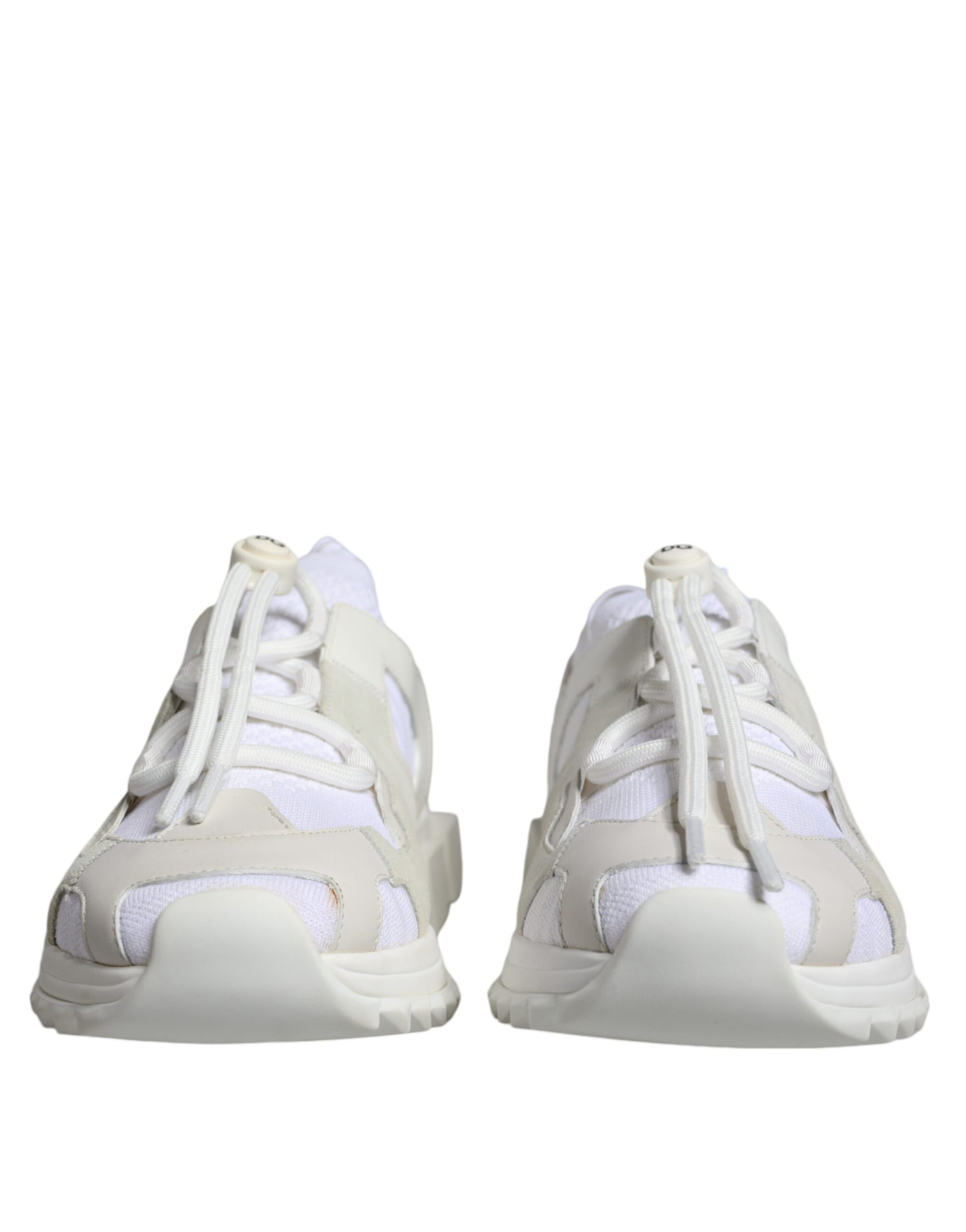 Chaussures Sneakers Dolce & Gabbana Sorrento Trekking en Maille Blanche