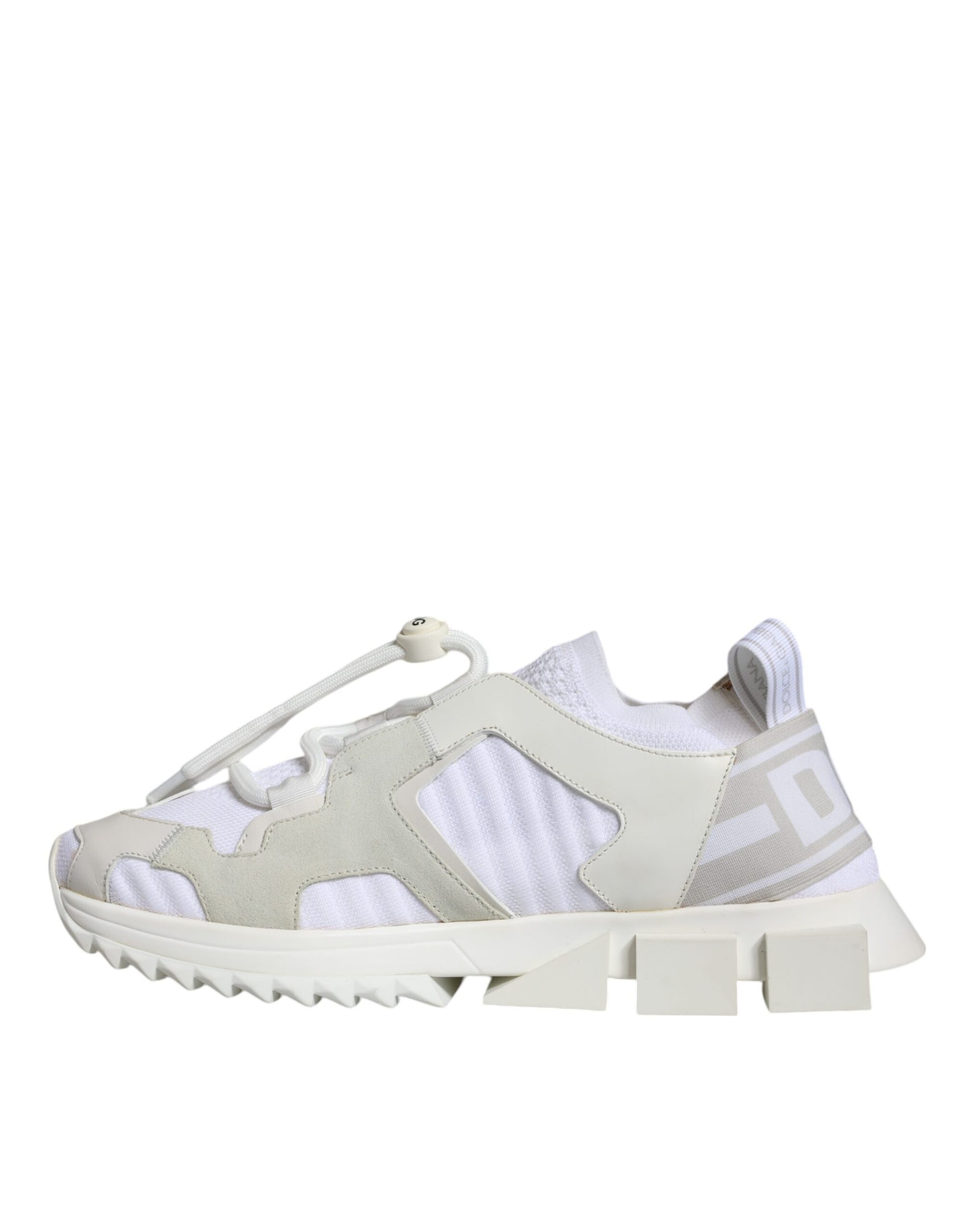 Chaussures Sneakers Dolce & Gabbana Sorrento Trekking en Maille Blanche