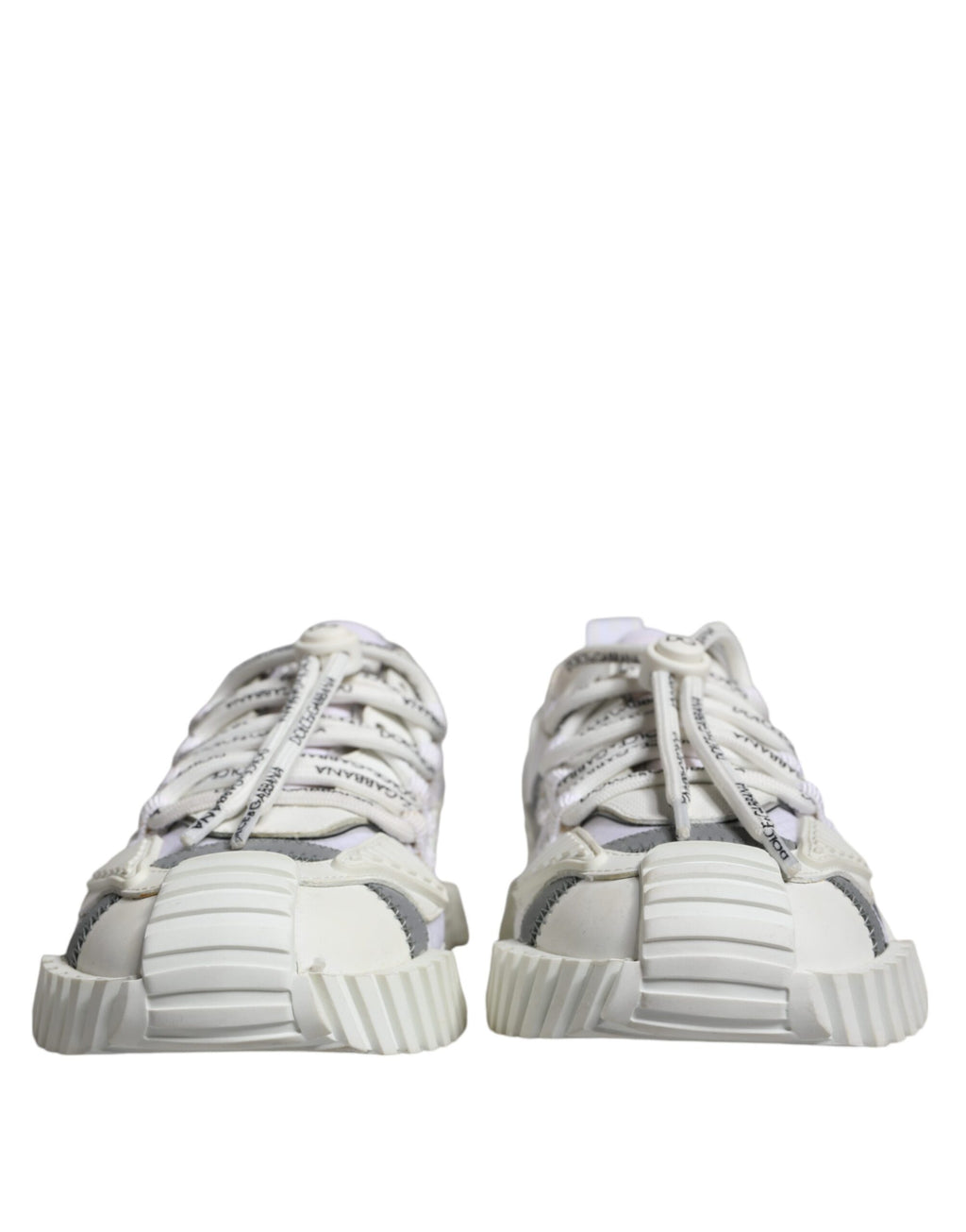 Chaussures Sneakers Basses NS1 Dolce & Gabbana Blanches à Lacets