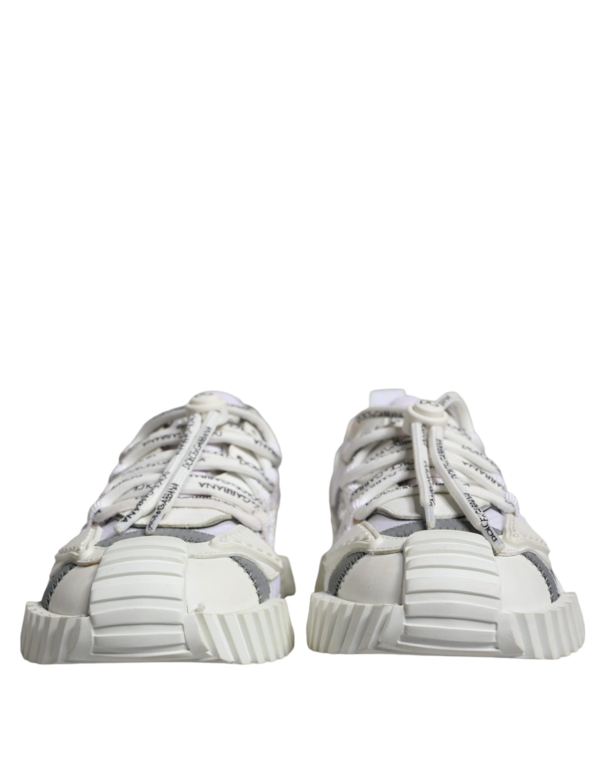 Chaussures Sneakers Basses NS1 Dolce & Gabbana Blanches à Lacets