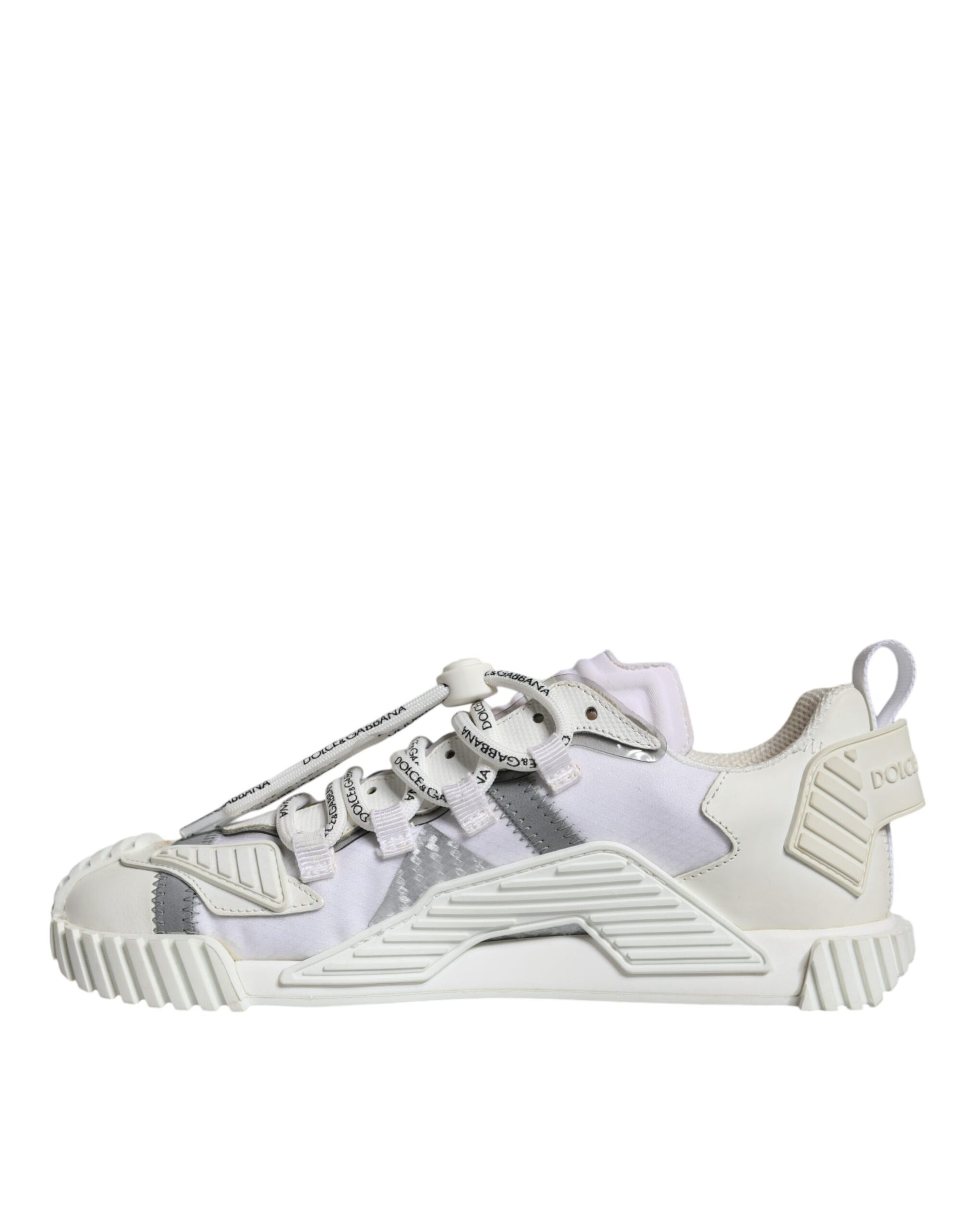 Chaussures Sneakers Basses NS1 Dolce & Gabbana Blanches à Lacets