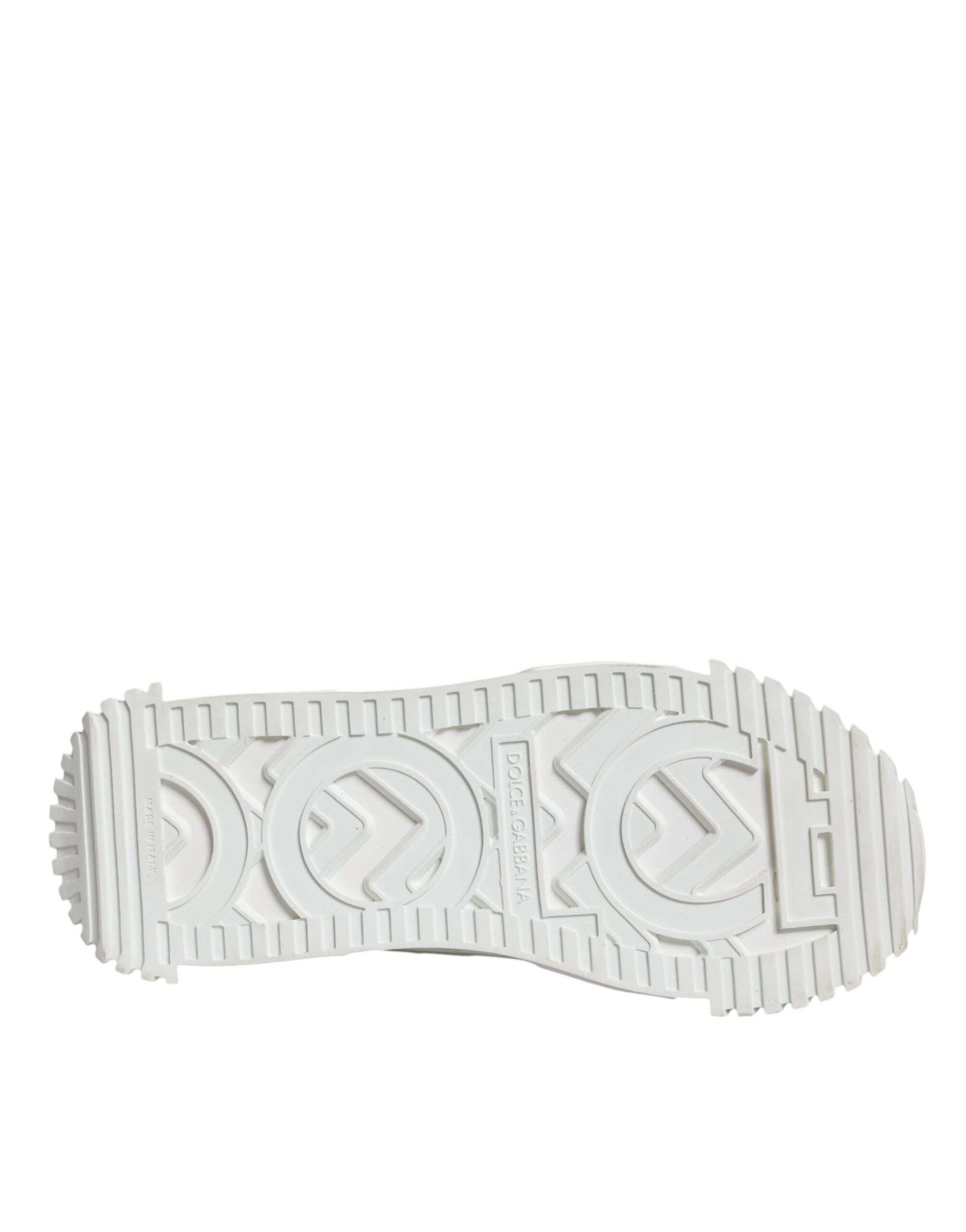 Chaussures Sneakers Basses NS1 Dolce & Gabbana Blanches à Lacets