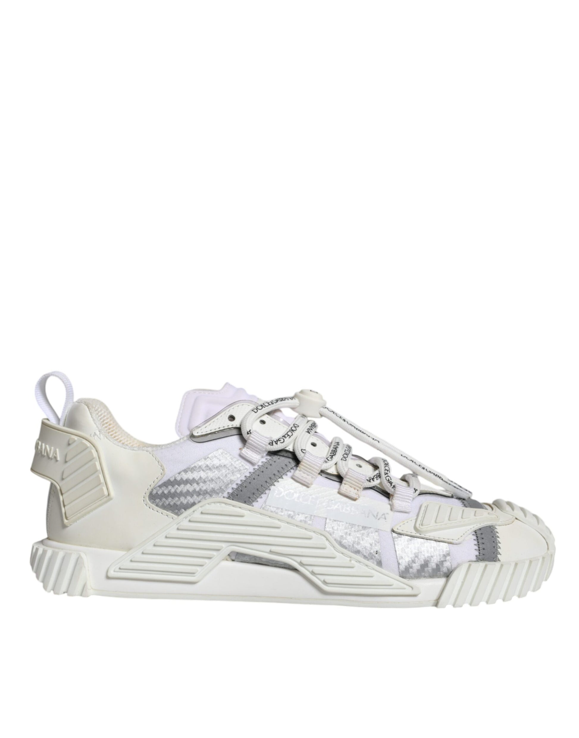 Chaussures Sneakers Basses NS1 Dolce & Gabbana Blanches à Lacets