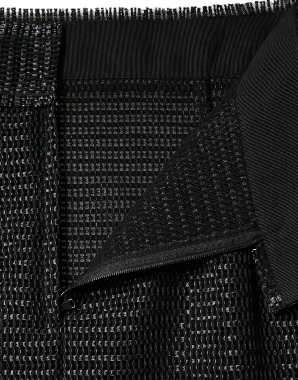 Jupe crayon taille haute noire en viscose Dolce & Gabbana
