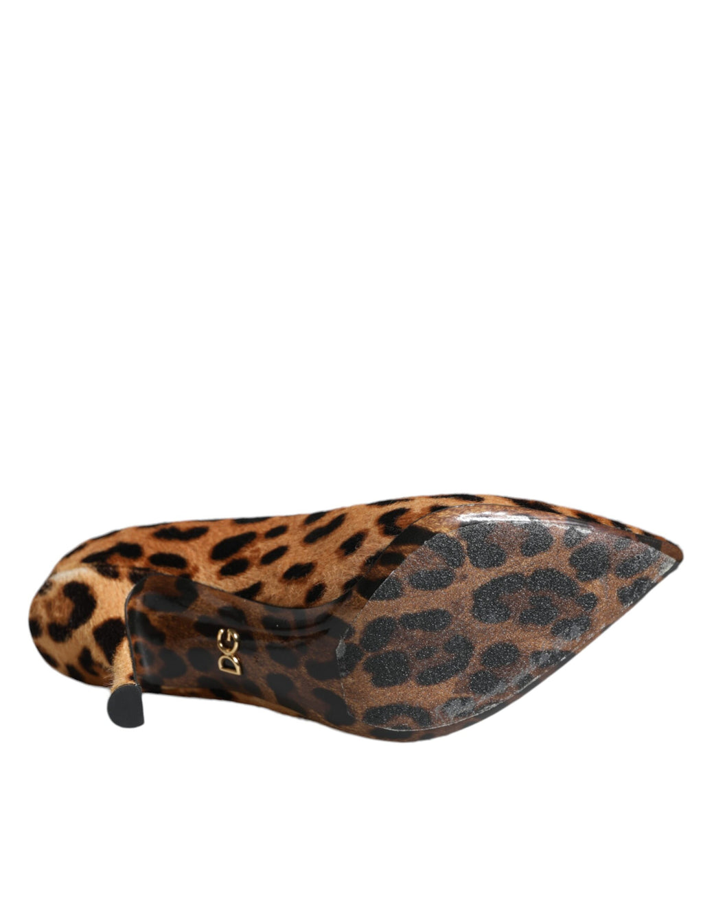 Escarpins Dolce & Gabbana en Pouliche Marron Imprimé Léopard