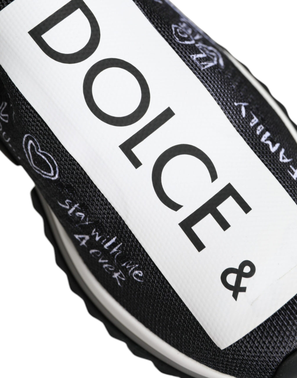 Chaussures Sneakers Basses Dolce & Gabbana Sorrento Noir Blanc