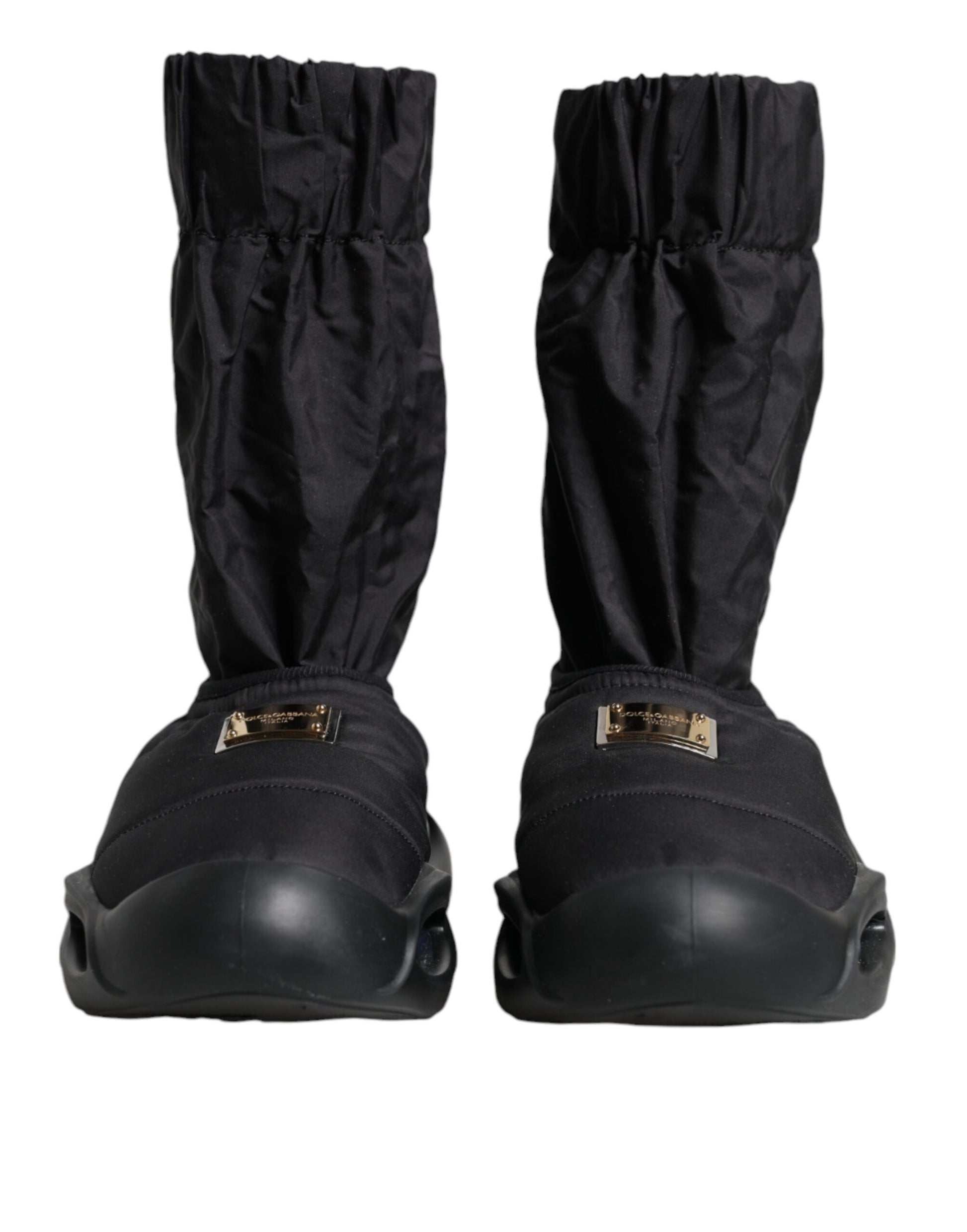 Chaussures Sneakers Chaussettes Dolce & Gabbana Noires À Enfiler Wave