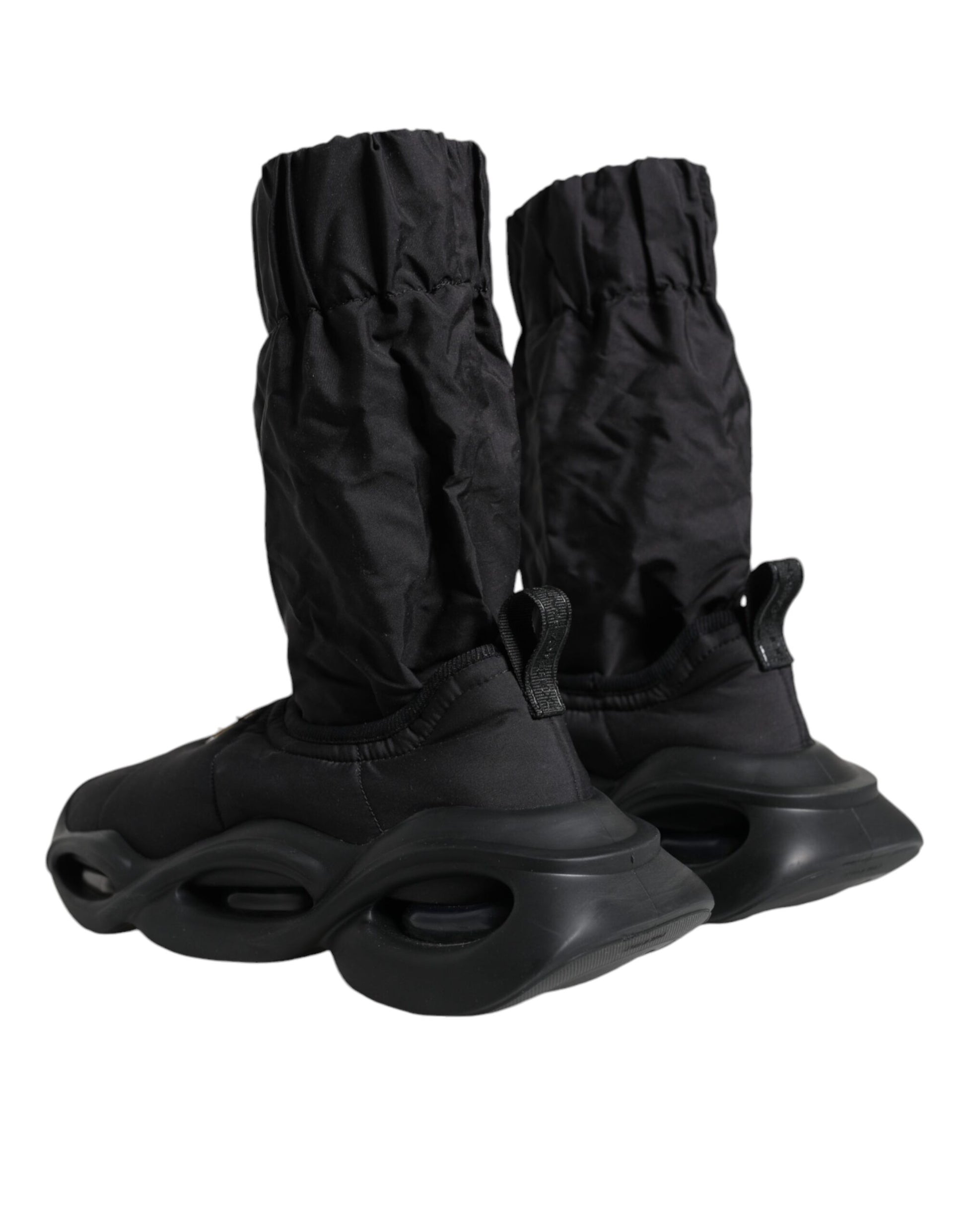 Chaussures Sneakers Chaussettes Dolce & Gabbana Noires À Enfiler Wave