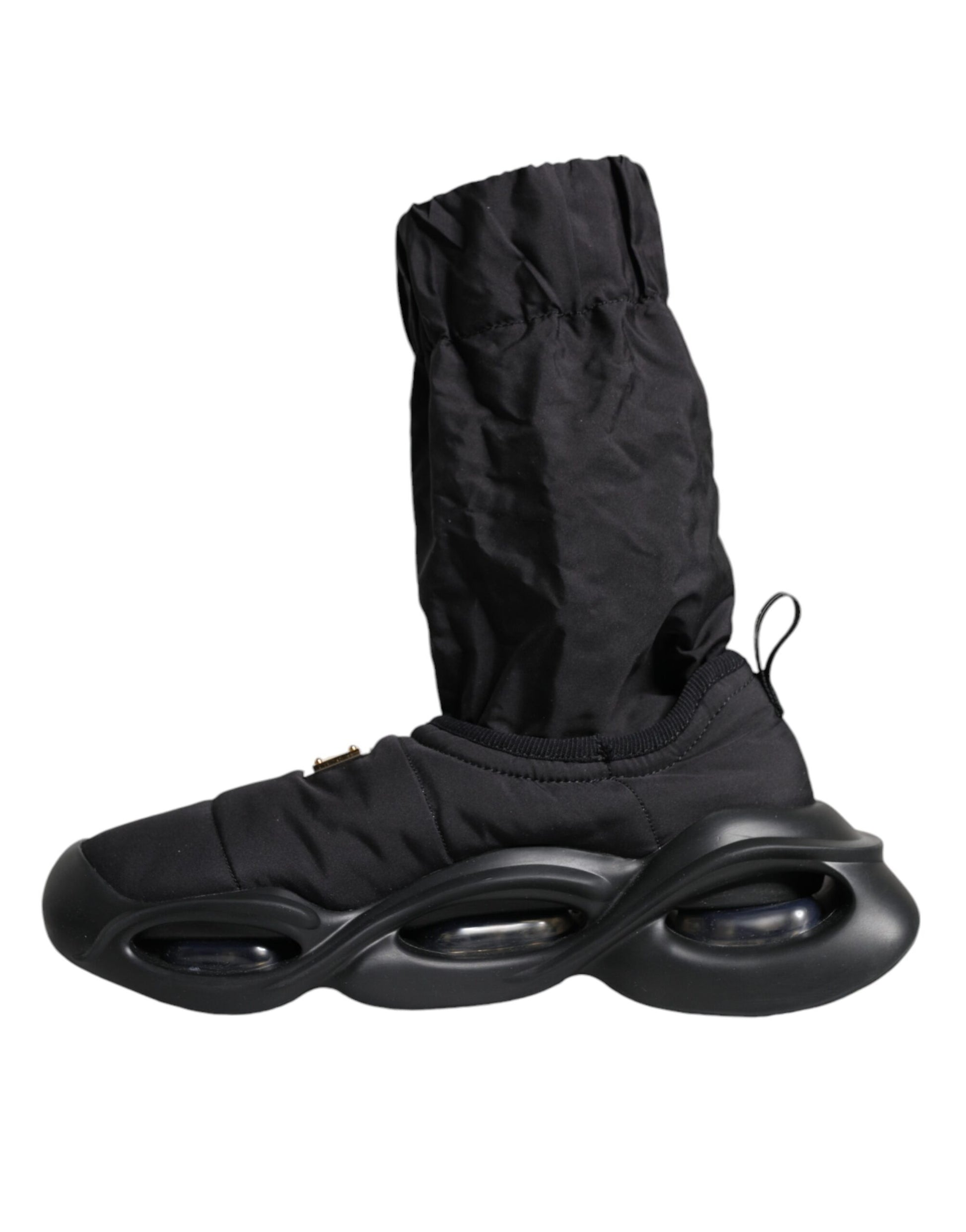 Chaussures Sneakers Chaussettes Dolce & Gabbana Noires À Enfiler Wave