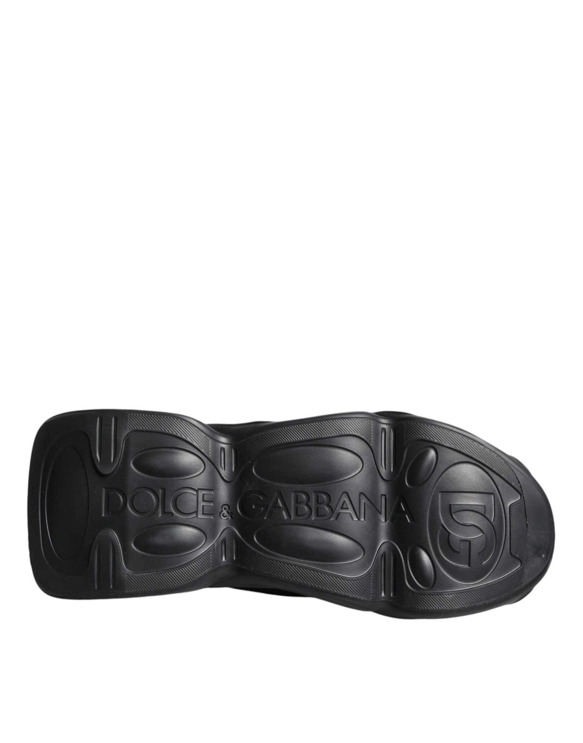 Chaussures Sneakers Chaussettes Dolce & Gabbana Noires À Enfiler Wave