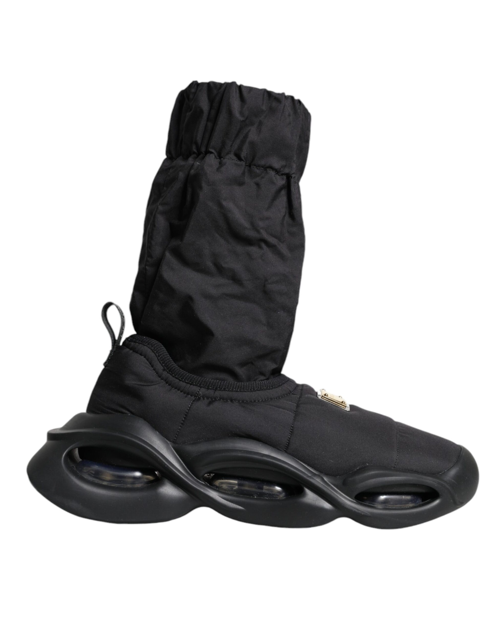 Chaussures Sneakers Chaussettes Dolce & Gabbana Noires À Enfiler Wave