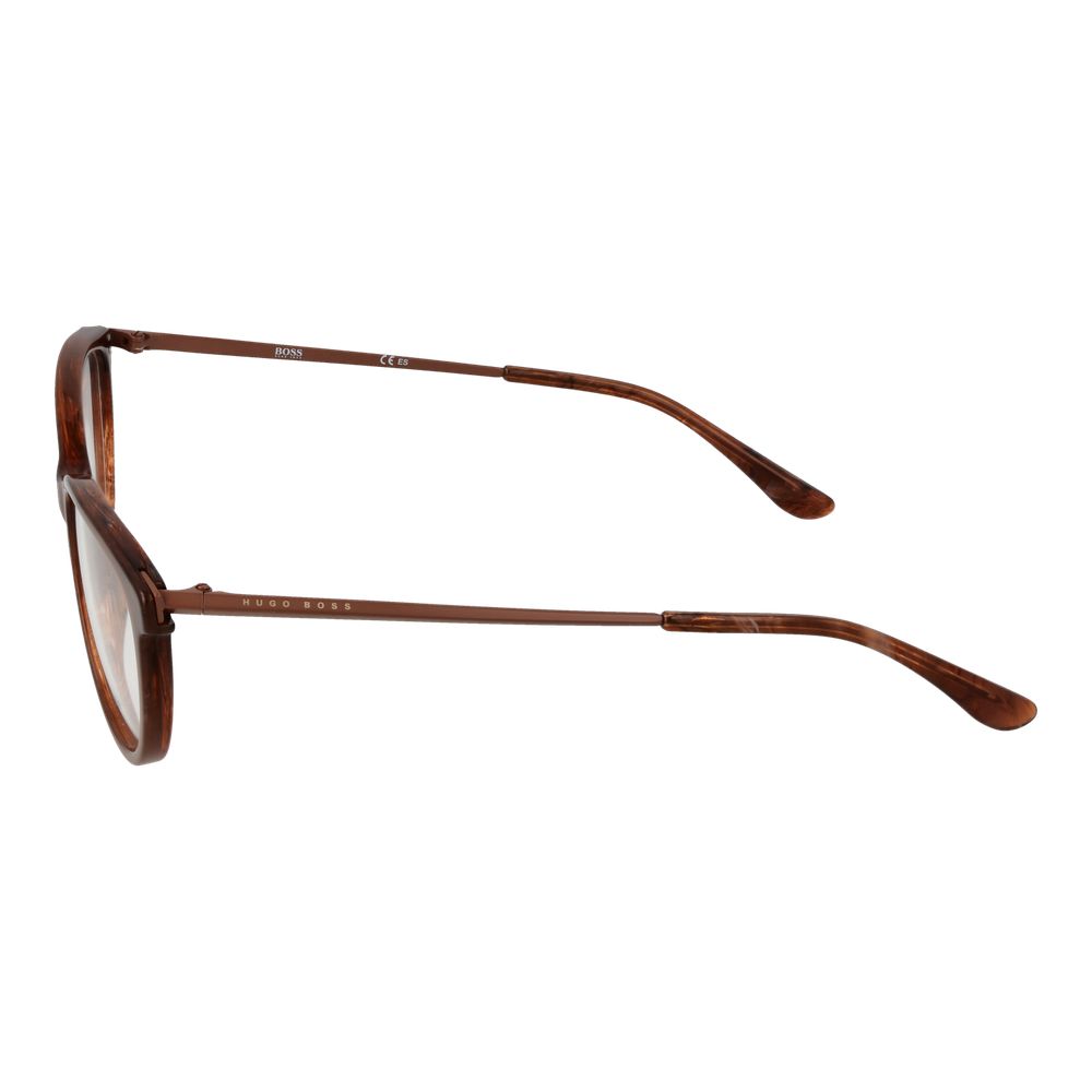 Lunettes (monture) Hugo Boss marron en acétate
