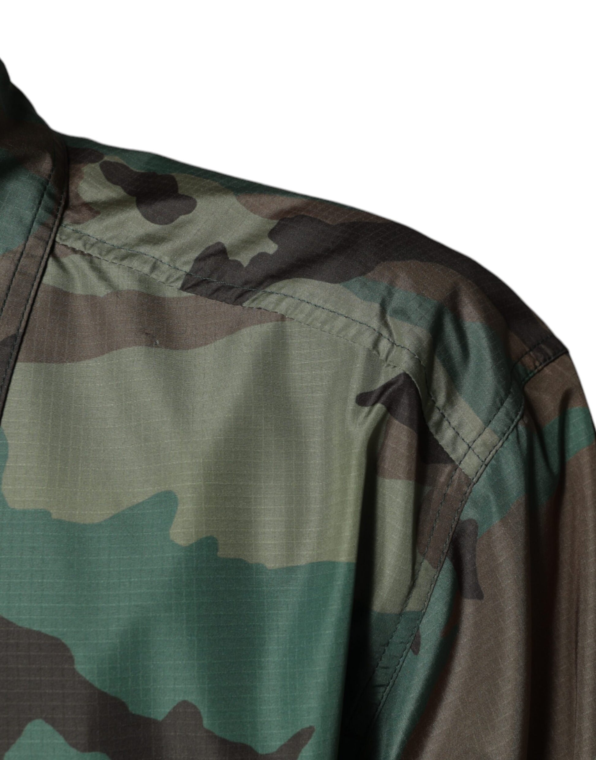 Chemise boutonnée Dolce & Gabbana camouflage multicolore