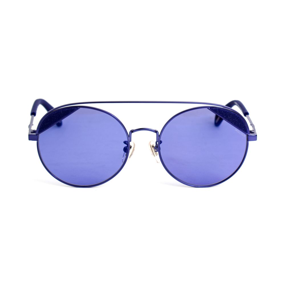 Lunettes de soleil Police en métal bleu