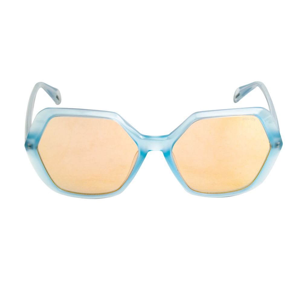 Lunettes de soleil injectées bleu Police