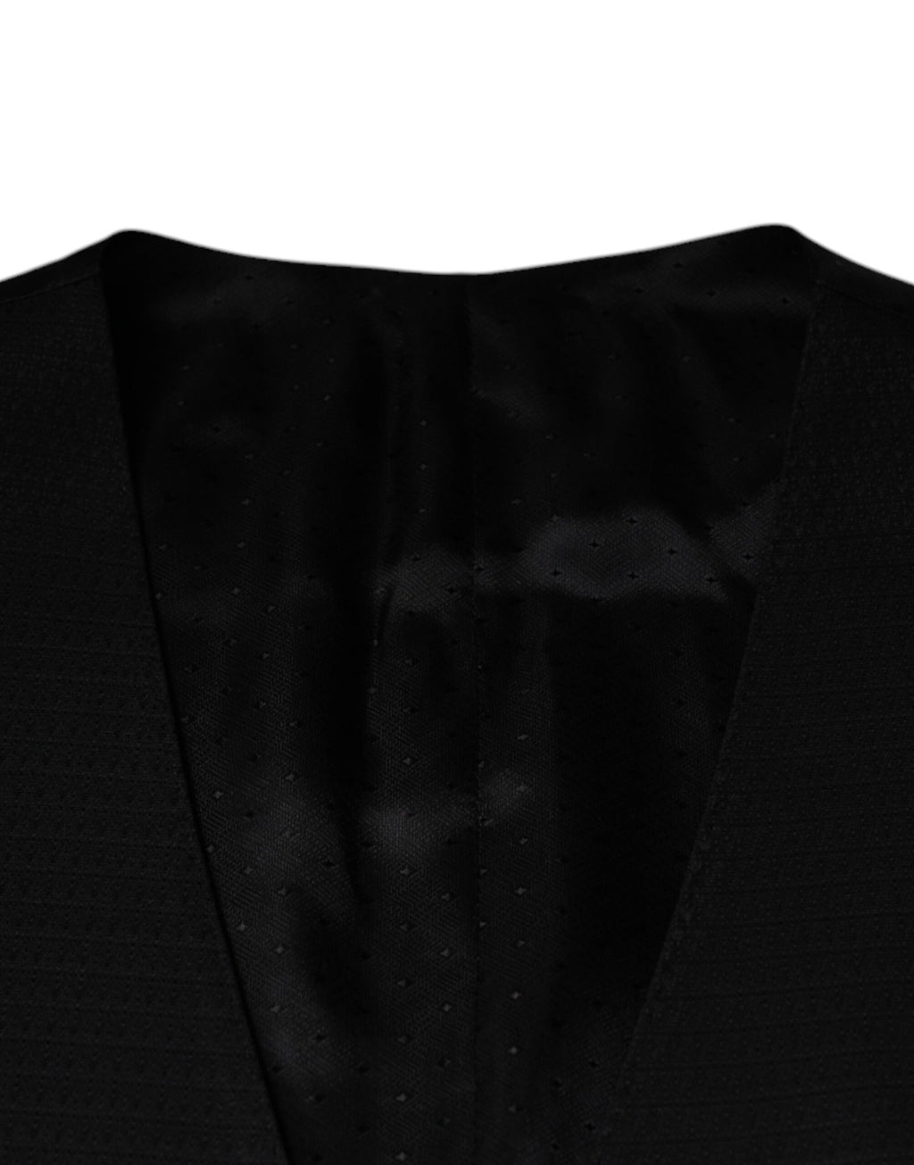 Dolce & Gabbana Gilet Noir en Laine Robe Gilet Formel