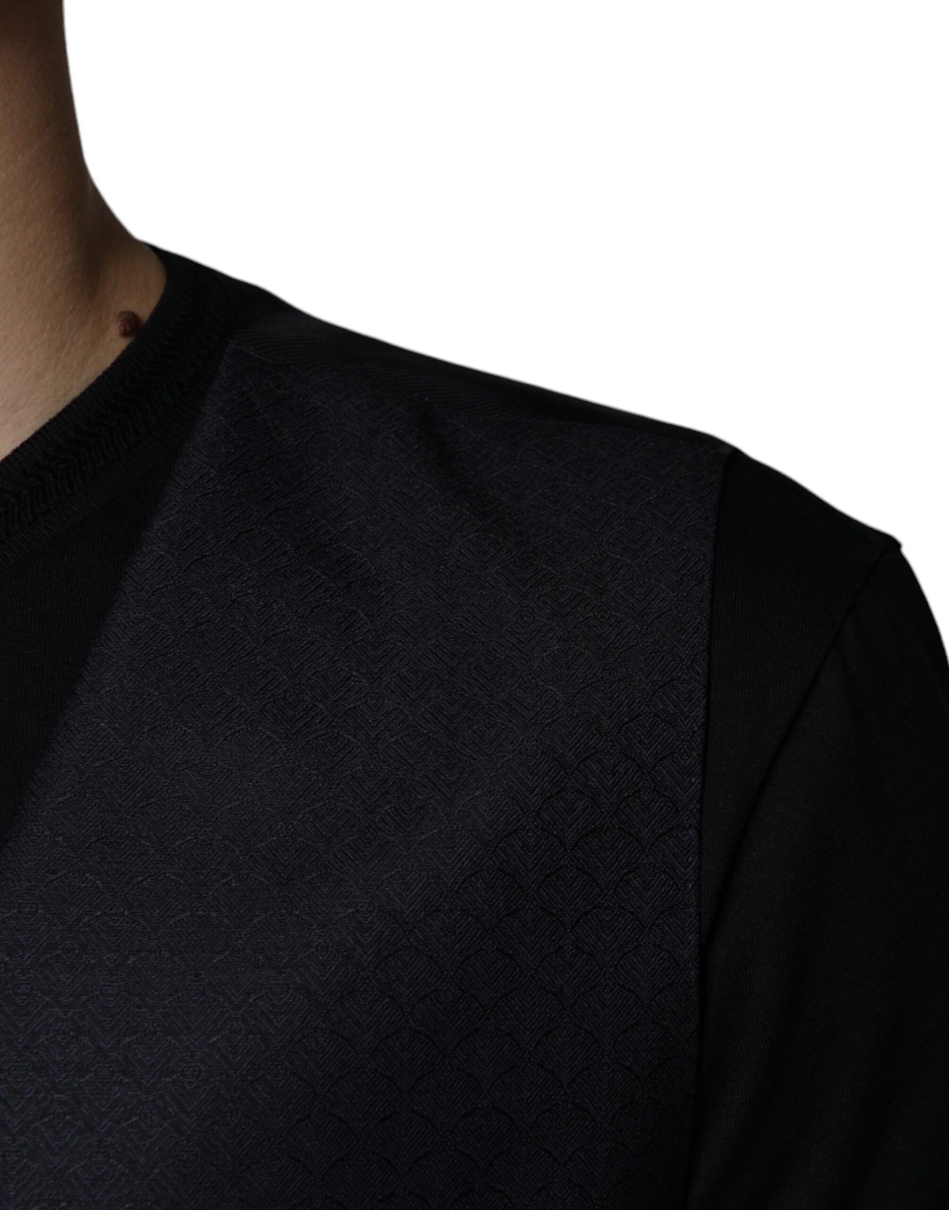 Dolce & Gabbana Gilet Noir en Laine Robe Gilet Formel