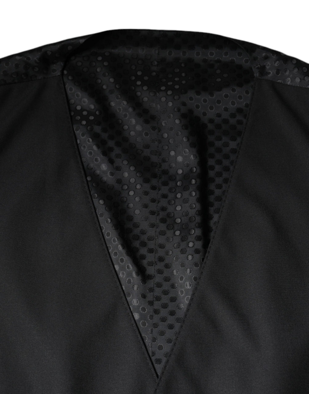 Dolce & Gabbana Gilet Noir en Laine Robe Gilet Formel