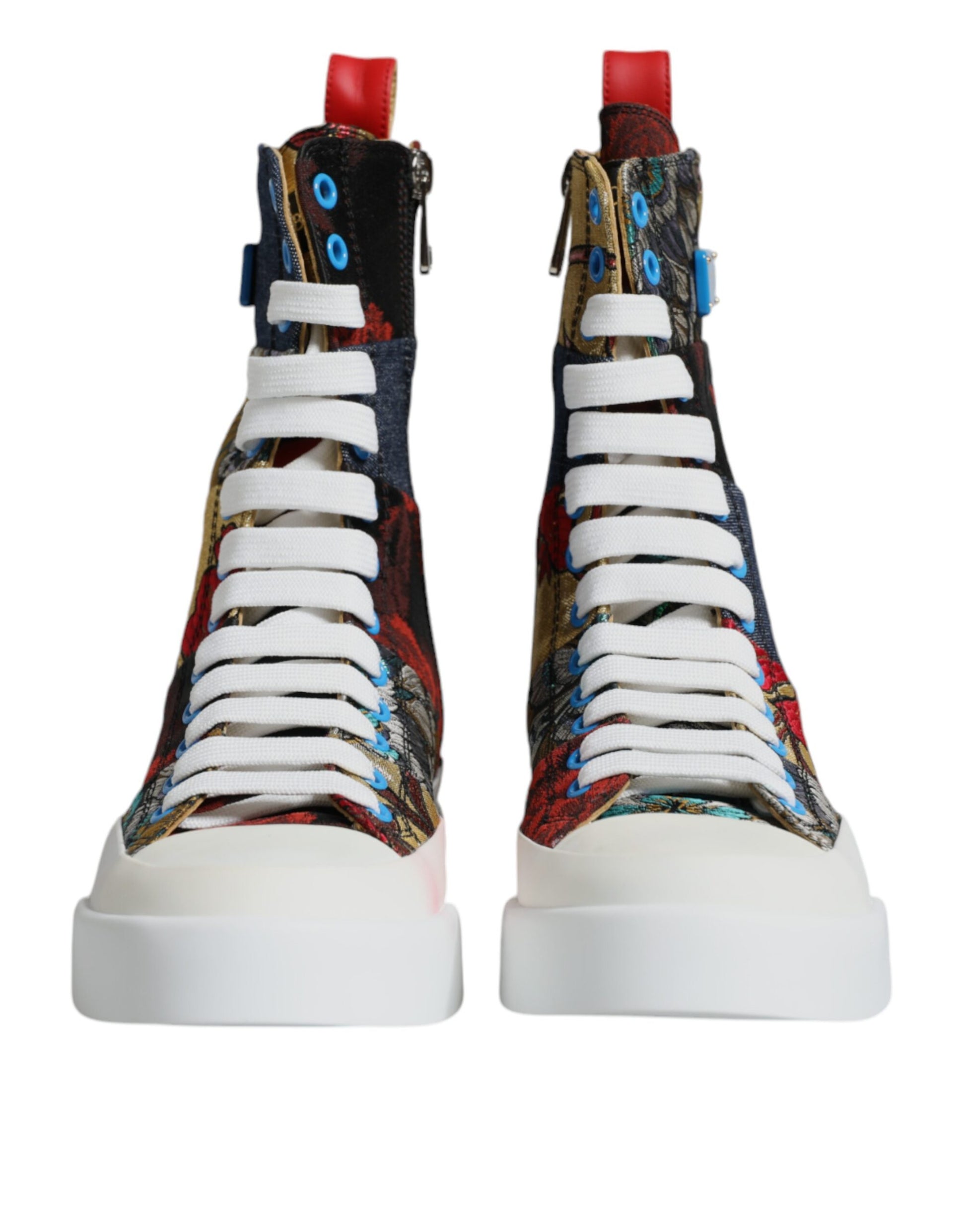 Chaussures Baskets Montantes Patchwork Multicolore Dolce & Gabbana