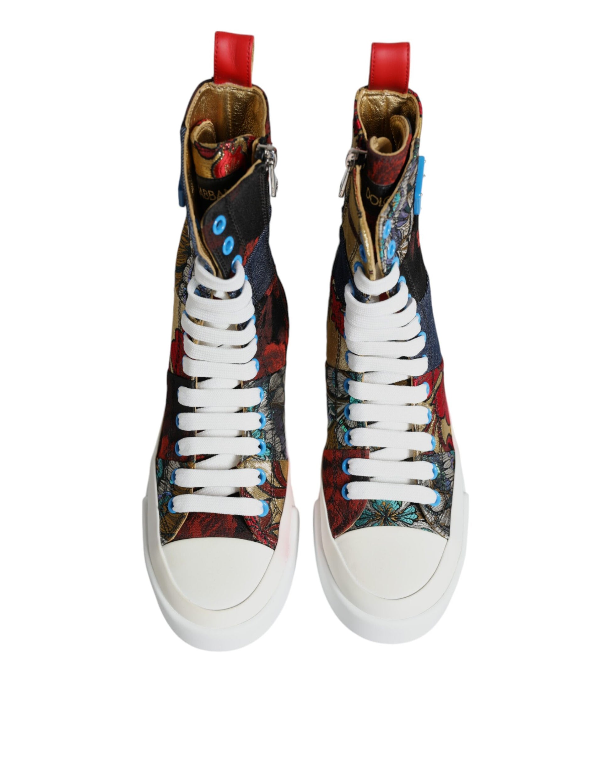 Chaussures Baskets Montantes Patchwork Multicolore Dolce & Gabbana