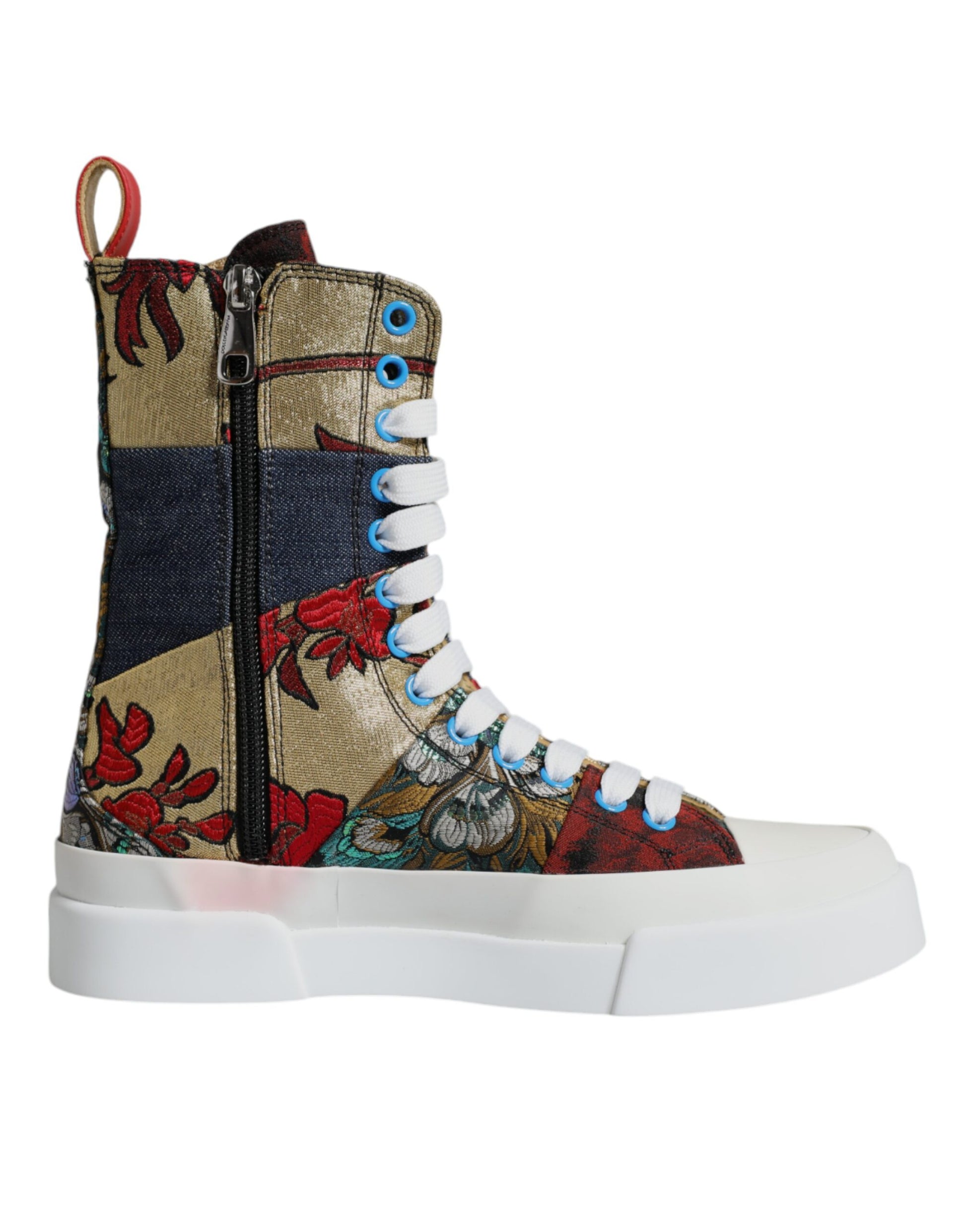 Chaussures Baskets Montantes Patchwork Multicolore Dolce & Gabbana