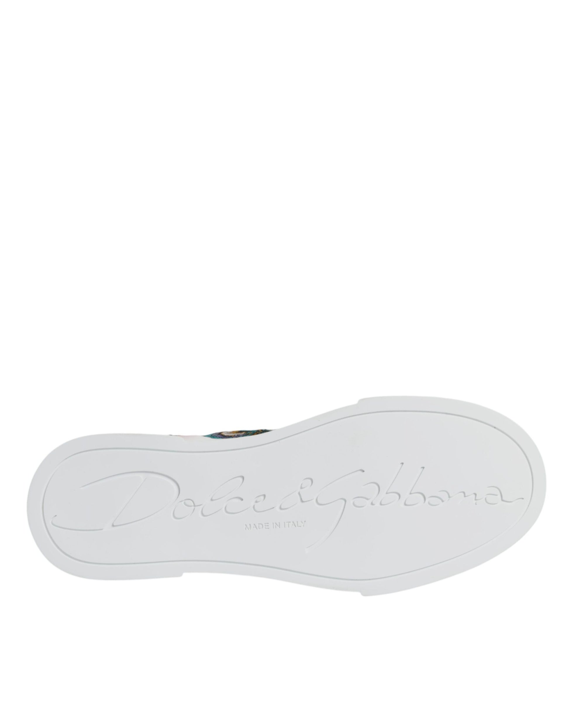 Chaussures Baskets Montantes Patchwork Multicolore Dolce & Gabbana