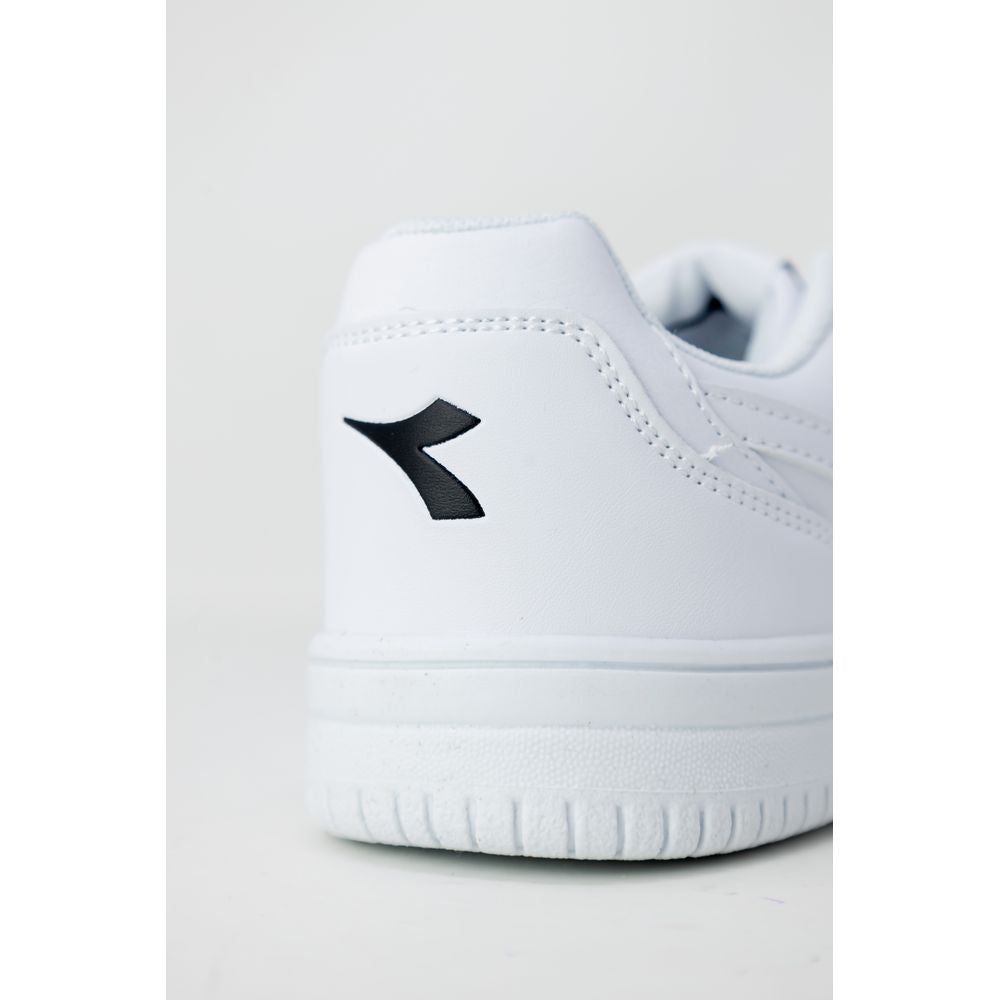 Diadora White Artificial Leather Low Top Sneakers