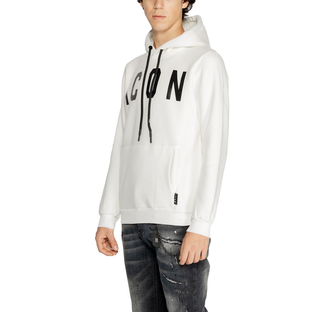 Icon – Kapuzenpullover aus weißer Baumwolle