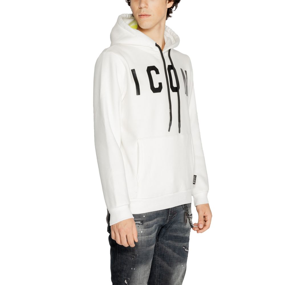 Icon – Kapuzenpullover aus weißer Baumwolle