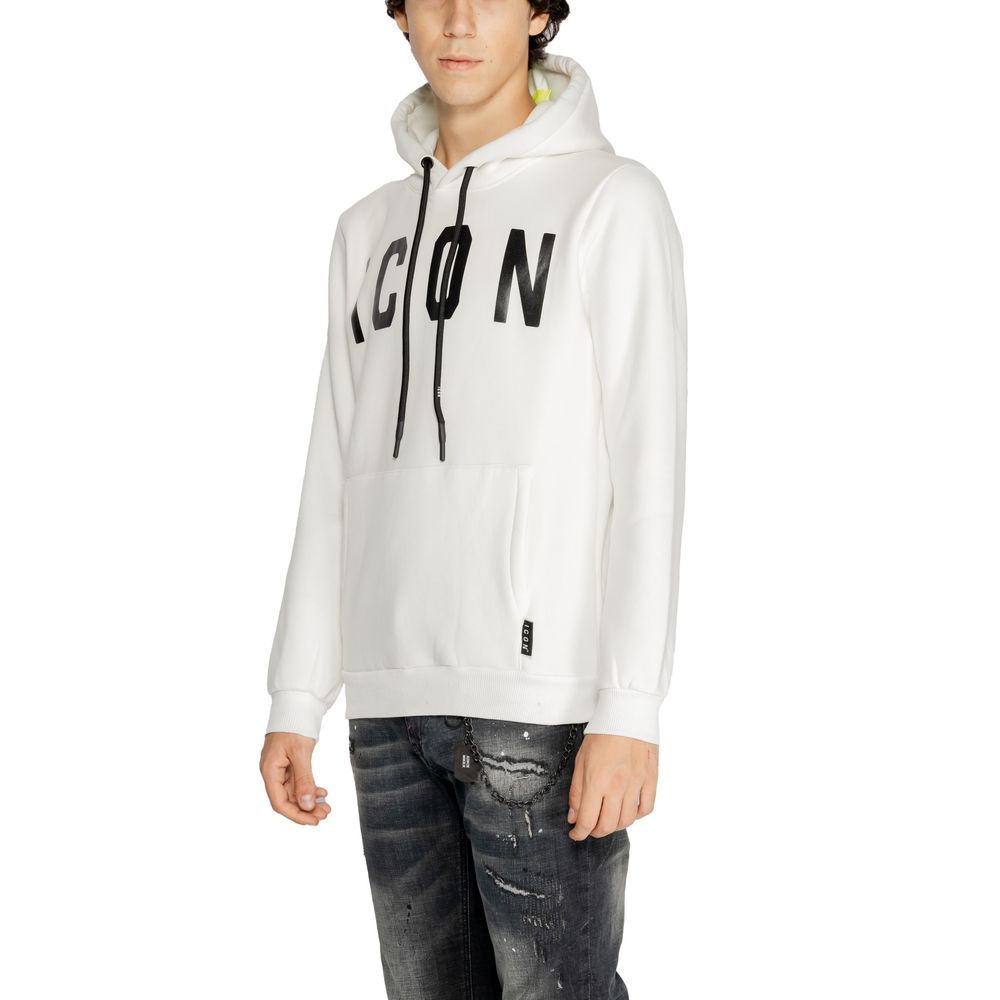 Icon – Kapuzenpullover aus weißer Baumwolle