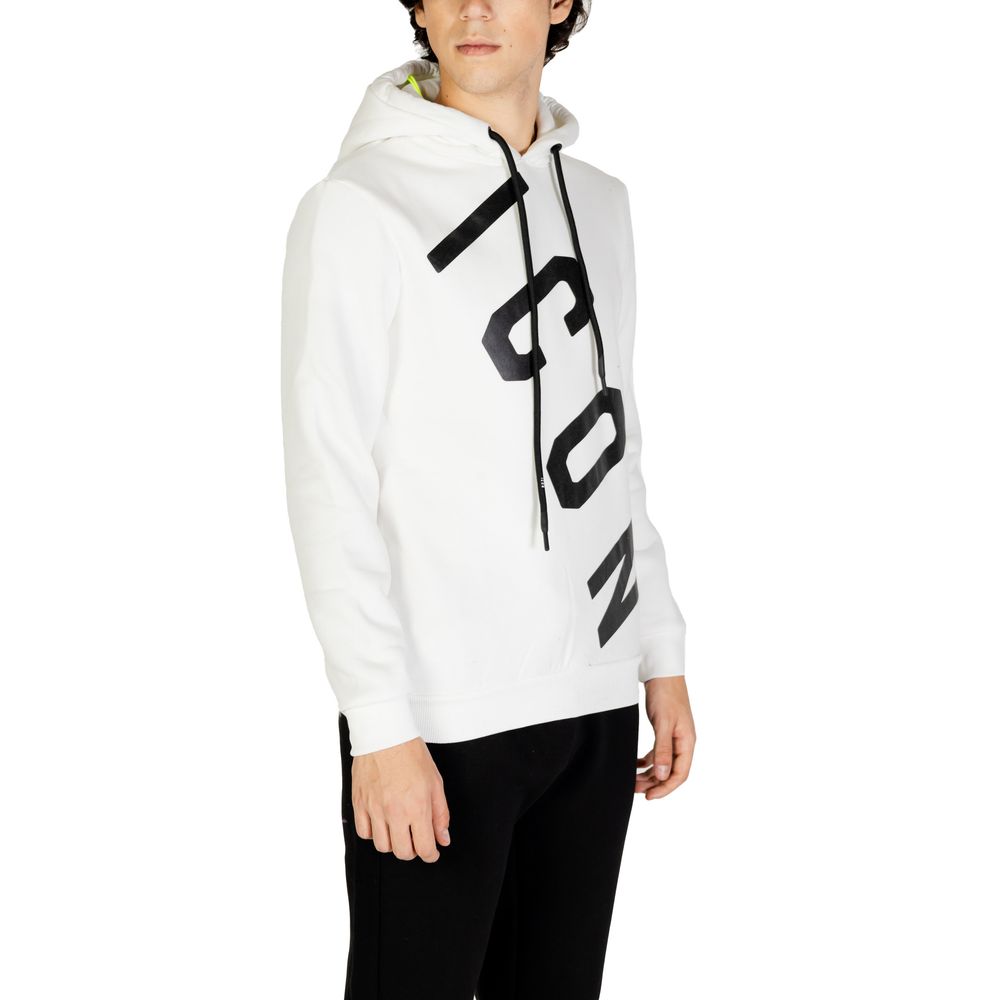 Icon – Kapuzenpullover aus weißer Baumwolle