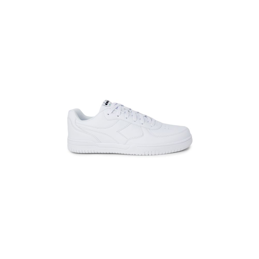 Diadora White Artificial Leather Low Top Sneakers