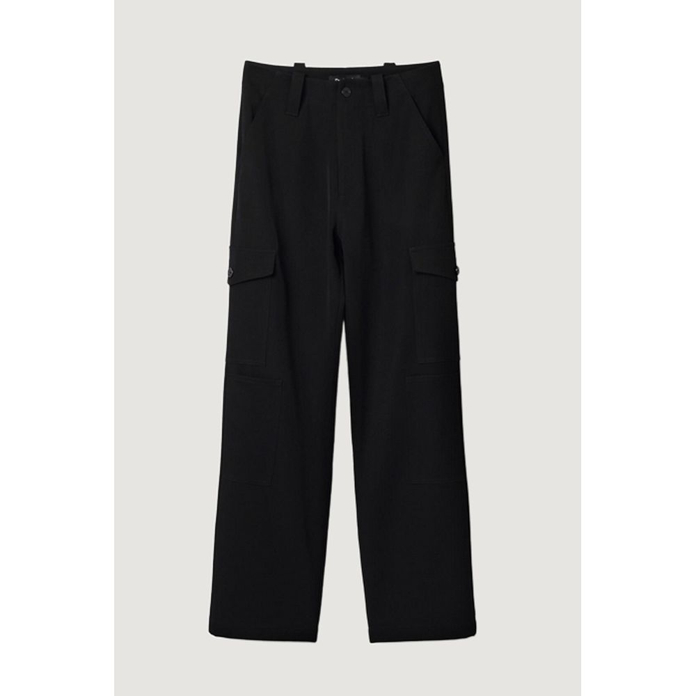 Desigual – Schwarze, kurze Hose aus Polyester