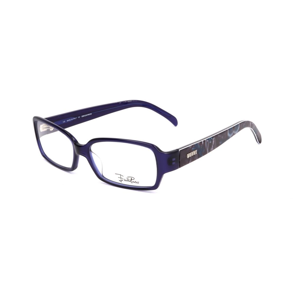 Lunettes Emilio Pucci en plastique bleu (montures)