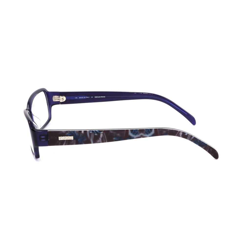 Lunettes Emilio Pucci en plastique bleu (montures)