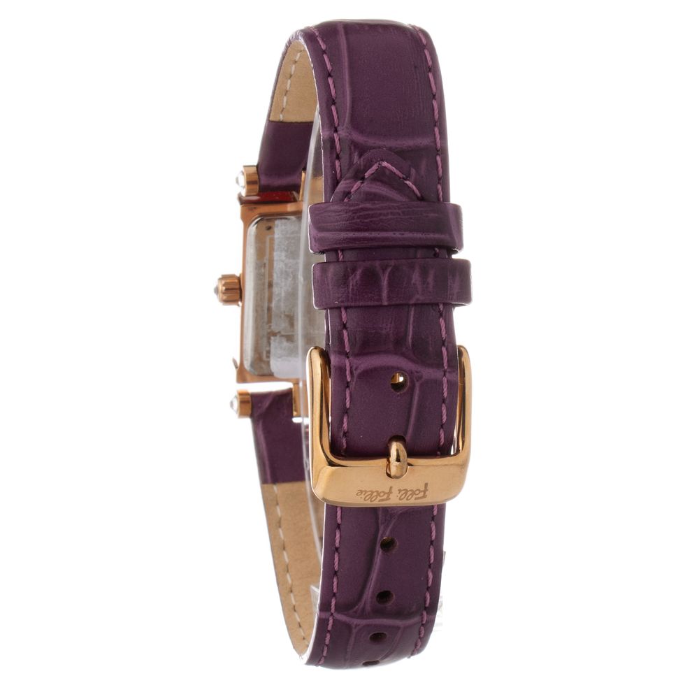Montre habillée Folli Follie en cuir violet
