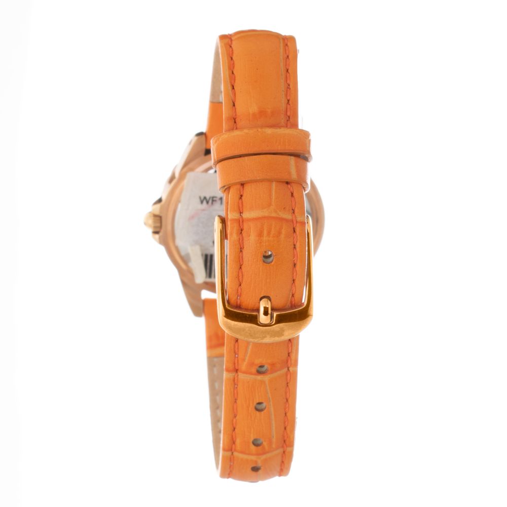 Montre habillée Folli Follie en cuir orange
