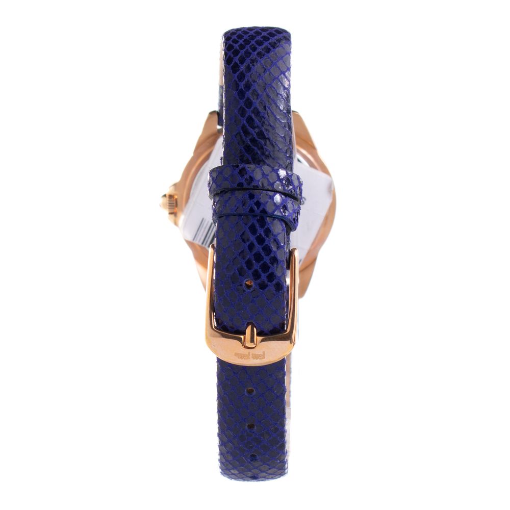 Montre habillée en cuir bleu Folli Follie