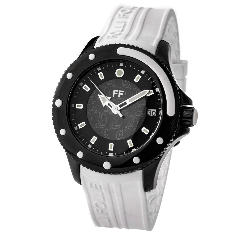 Montre-bracelet Folli Follie blanche en acier inoxydable