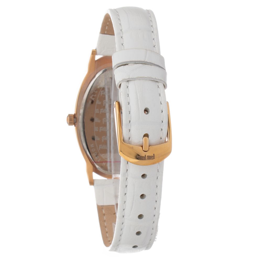 Montre Folli Follie en cuir blanc