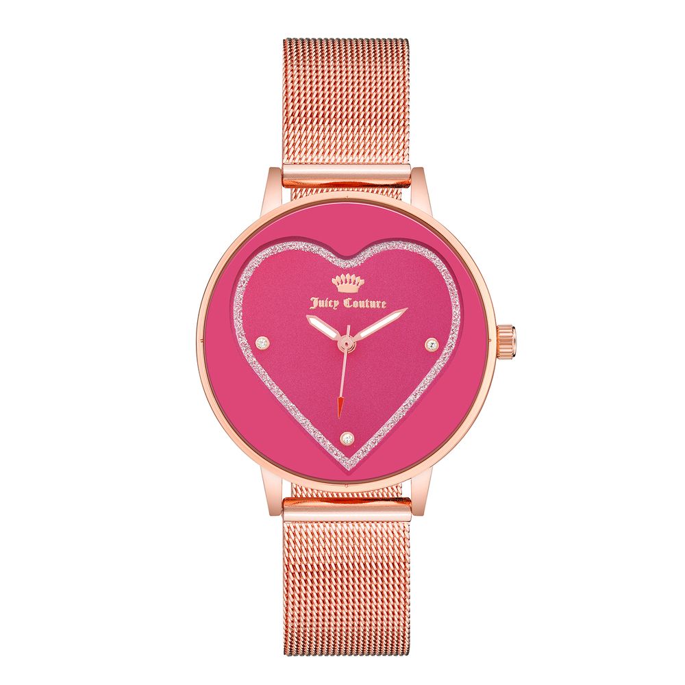 Montre élégante multicolore en acier inoxydable Juicy Couture