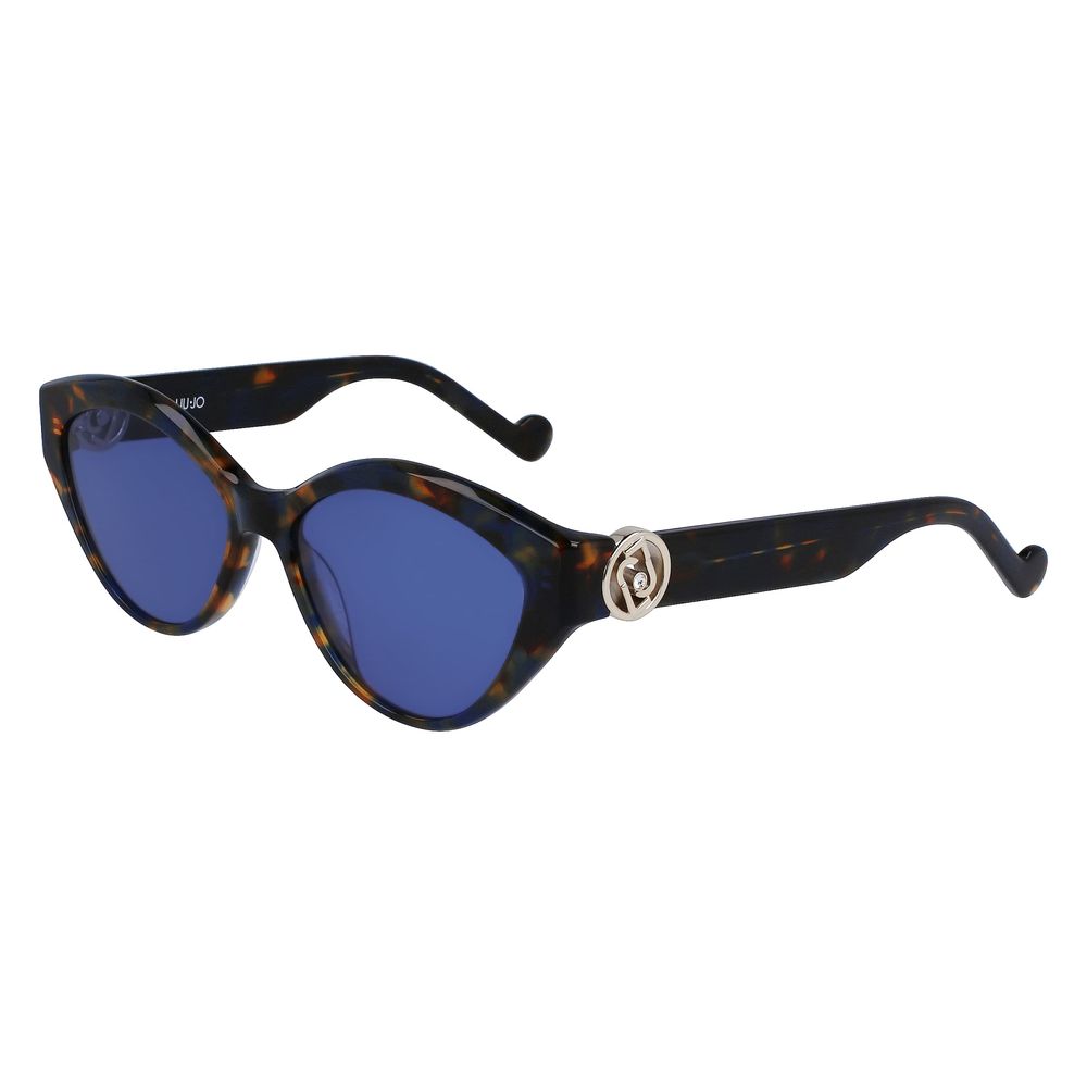 Lunettes de soleil Liu Jo en acétate bleu