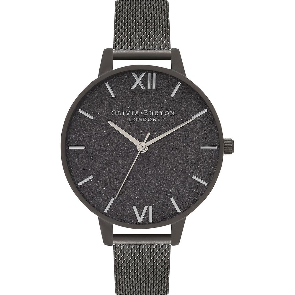 Montre Olivia Burton en acier inoxydable noir