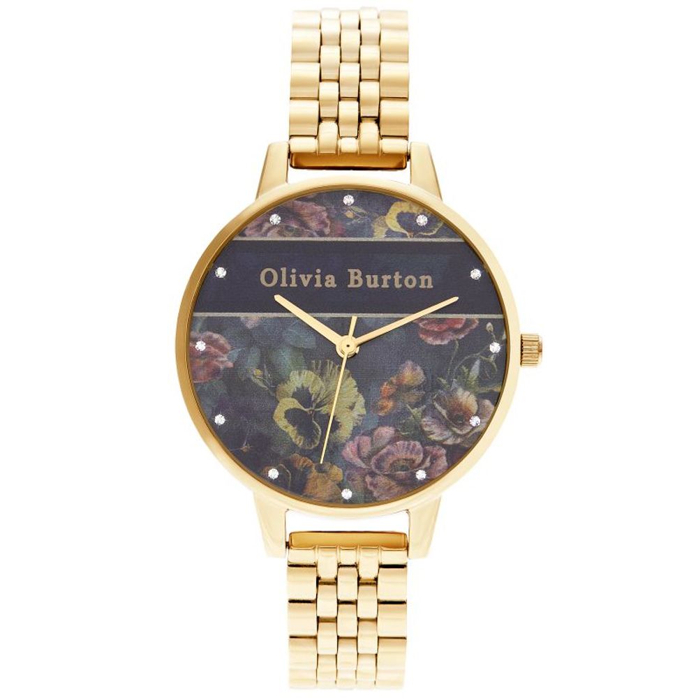Montre habillée Olivia Burton en acier inoxydable doré