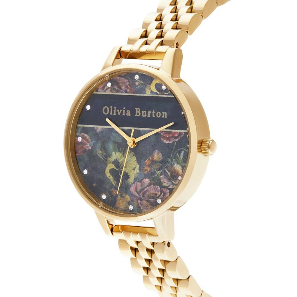 Montre habillée Olivia Burton en acier inoxydable doré