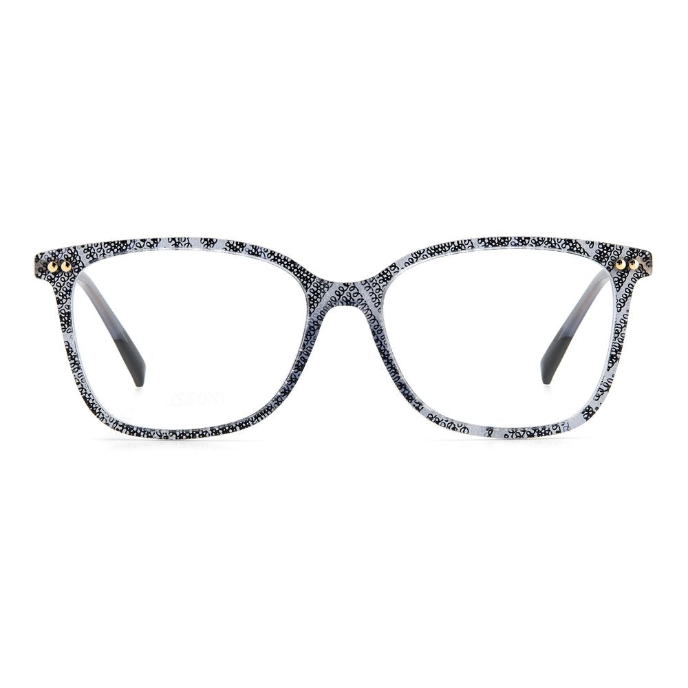 Lunettes Missoni en acétate noir et blanc (Monture)