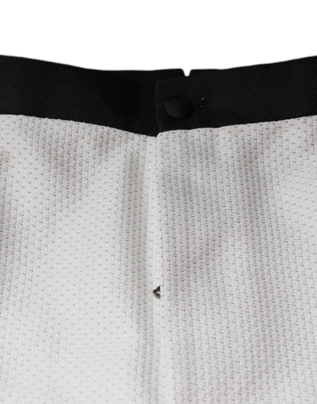 Pantalon de costume Dolce & Gabbana blanc en polyester