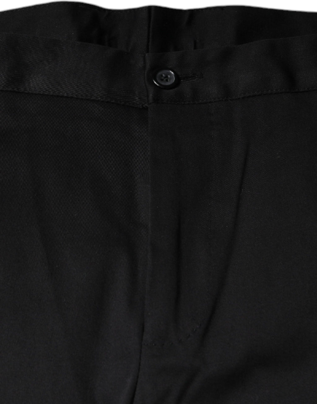 Pantalon de Costume Slim Homme Dolce & Gabbana en Coton Stretch Noir